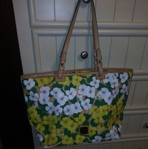 Dooney & Bourke coated cotton floral tote